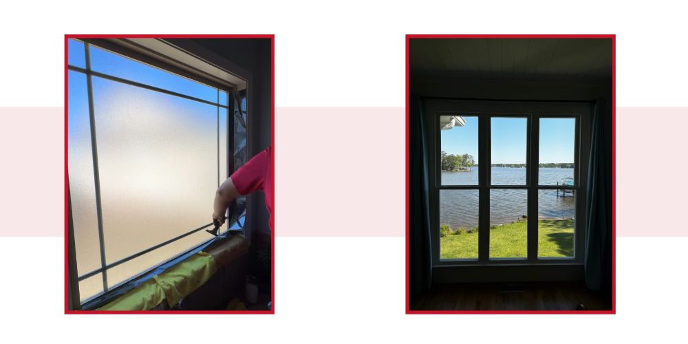 residential-window-tinting-glass-door-irmo-columbia-sc 2 images showing in home window tinting